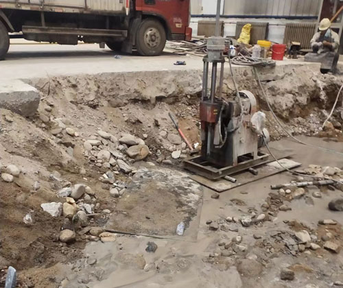 泗水公路下沉压浆